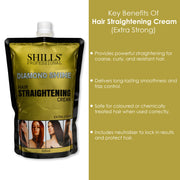 Diamond Shine Hair Straightening Cream 500ml ( Extra Strong )