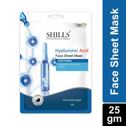 Hyaluronic Face Sheet Mask - Shills Professional