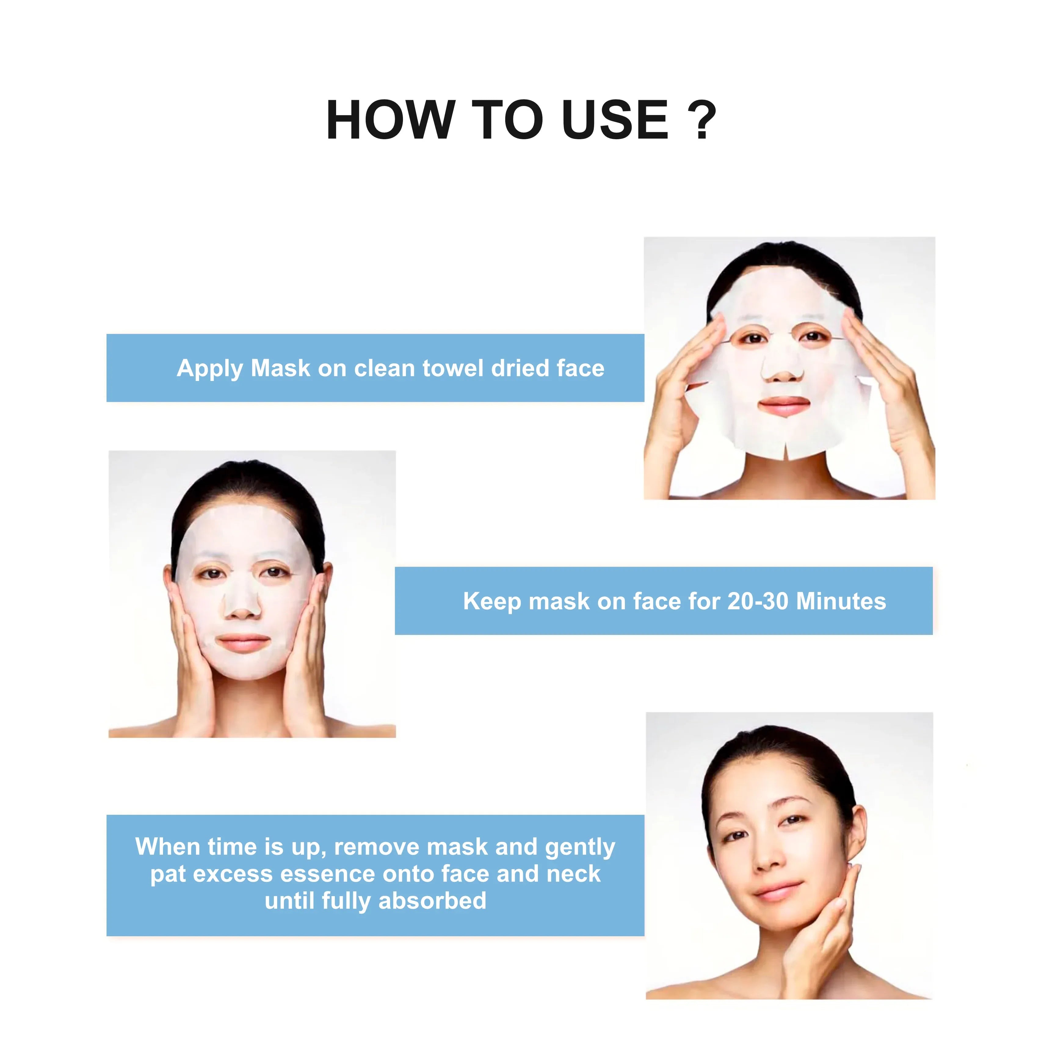 Hyaluronic Face Sheet Mask - Shills Professional