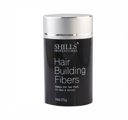 Hair Building Fiber Black - Fiber Powder - Shills Professional