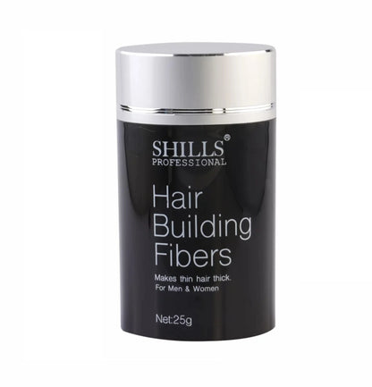 Hair Building Fiber Black - Fiber Powder - Shills Professional