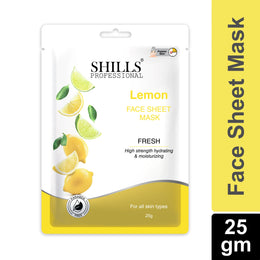 Lemon Face Sheet Mask - Shills Professional