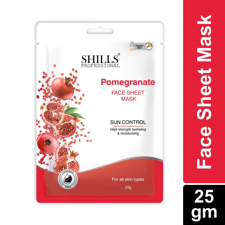 Pomegranate Face Sheet Mask - Shills Professional