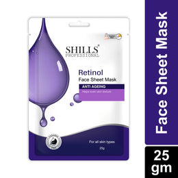 Retinol Face Sheet Mask - Shills Professional