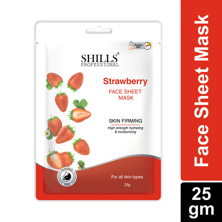 Strawberry Face Sheet Mask - Shills Professional