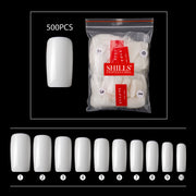 PKT 500pcs Full Cover Tips Natural