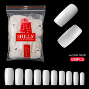 PKT 500pcs Full Cover Tips Natural