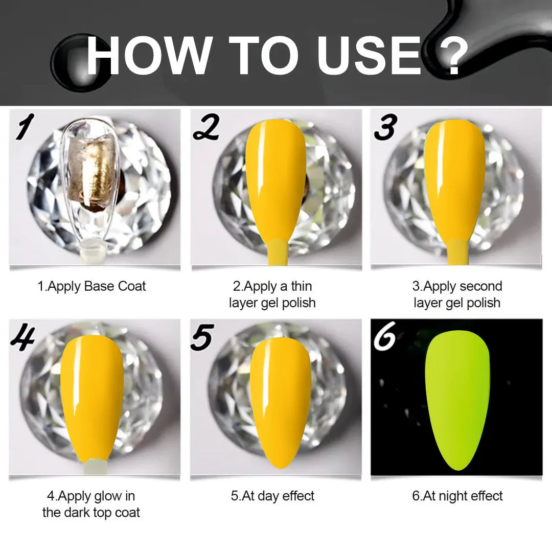 Glow In The Dark Top Coat - Shills Professional