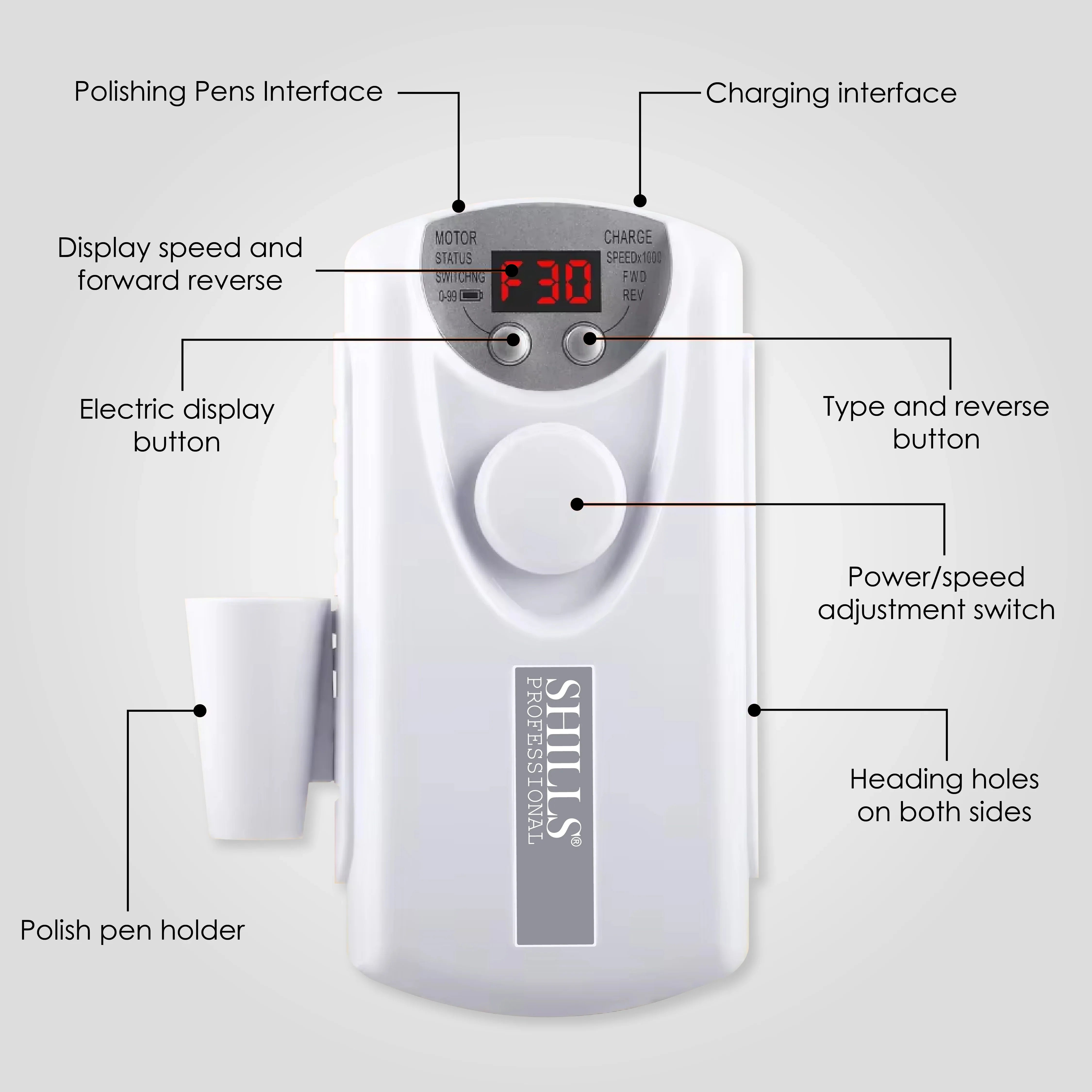 Drill Machine SPN-1260 30000 RPM - Shills Professional