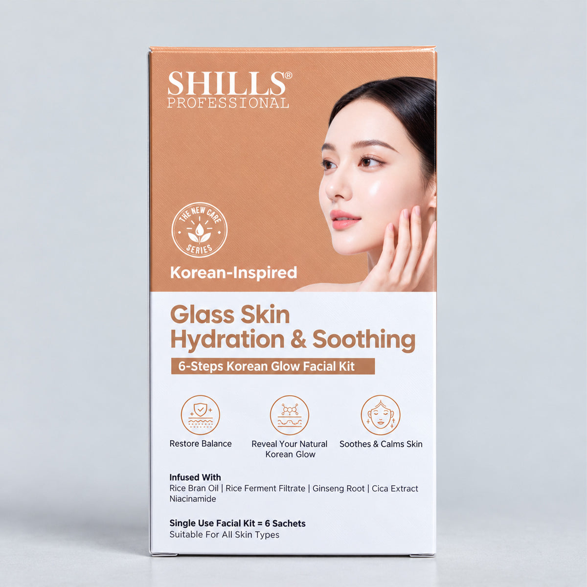 The Korean Glow Glass Skin Hydration & Soothing Facial Kit | Shills