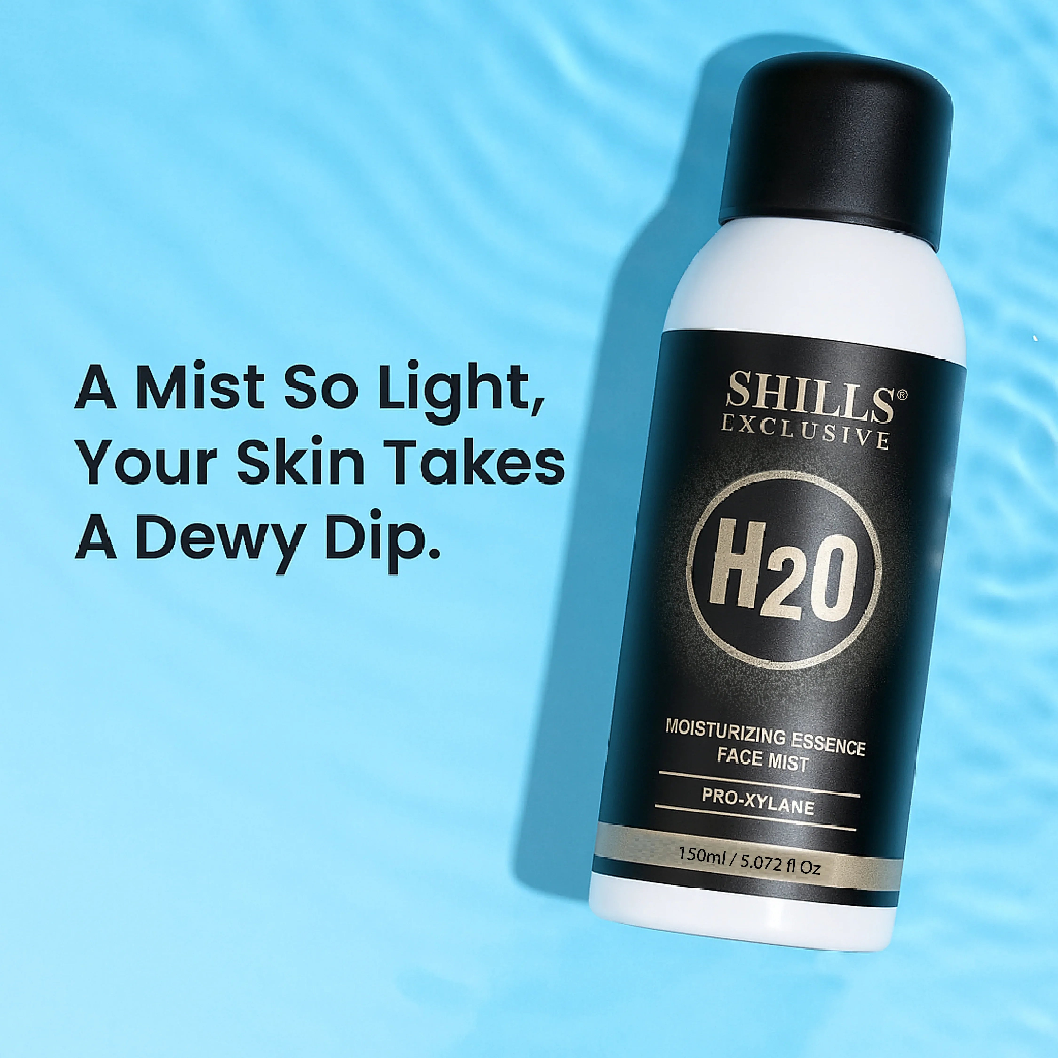 Moisturizing H2O Face Mist 150ml - Shills Professional
