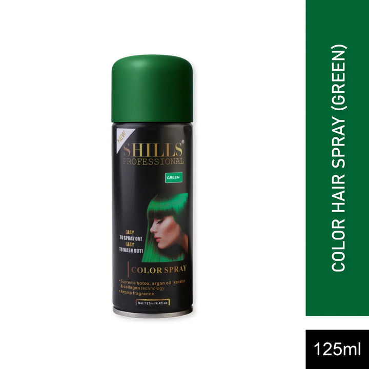 Color Hair Spray (GREEN) - Shills Professional