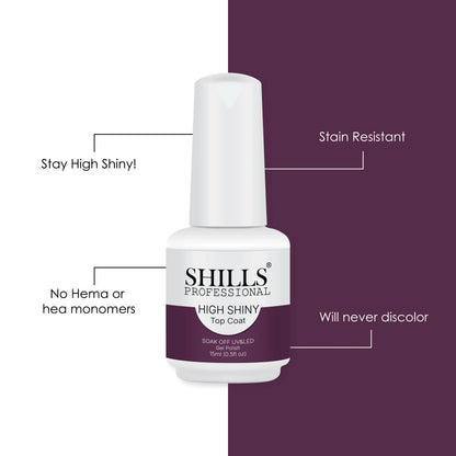 High Shiny Top Coat - Shills Professional