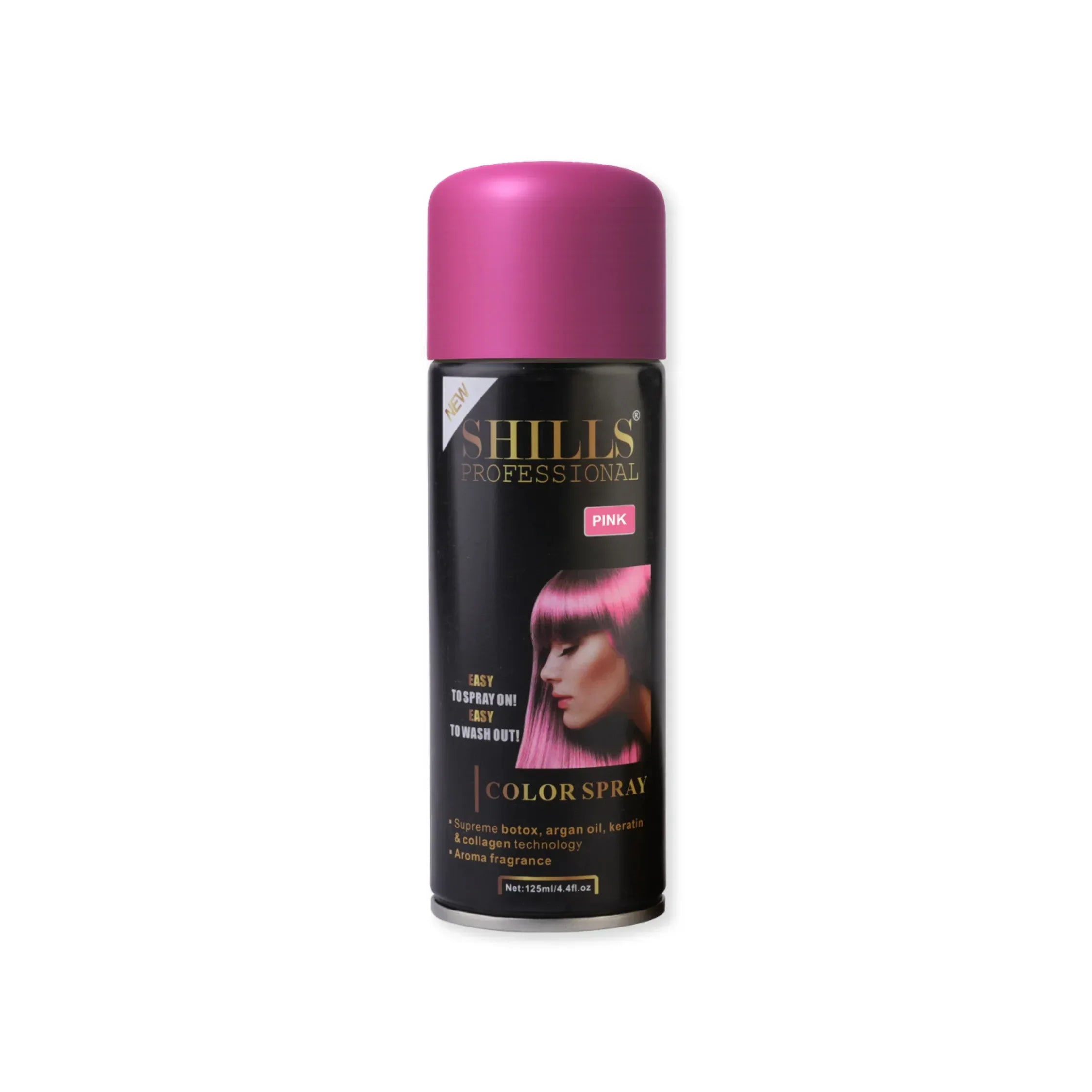Color Hair Spray (PINK) - Shills Professional