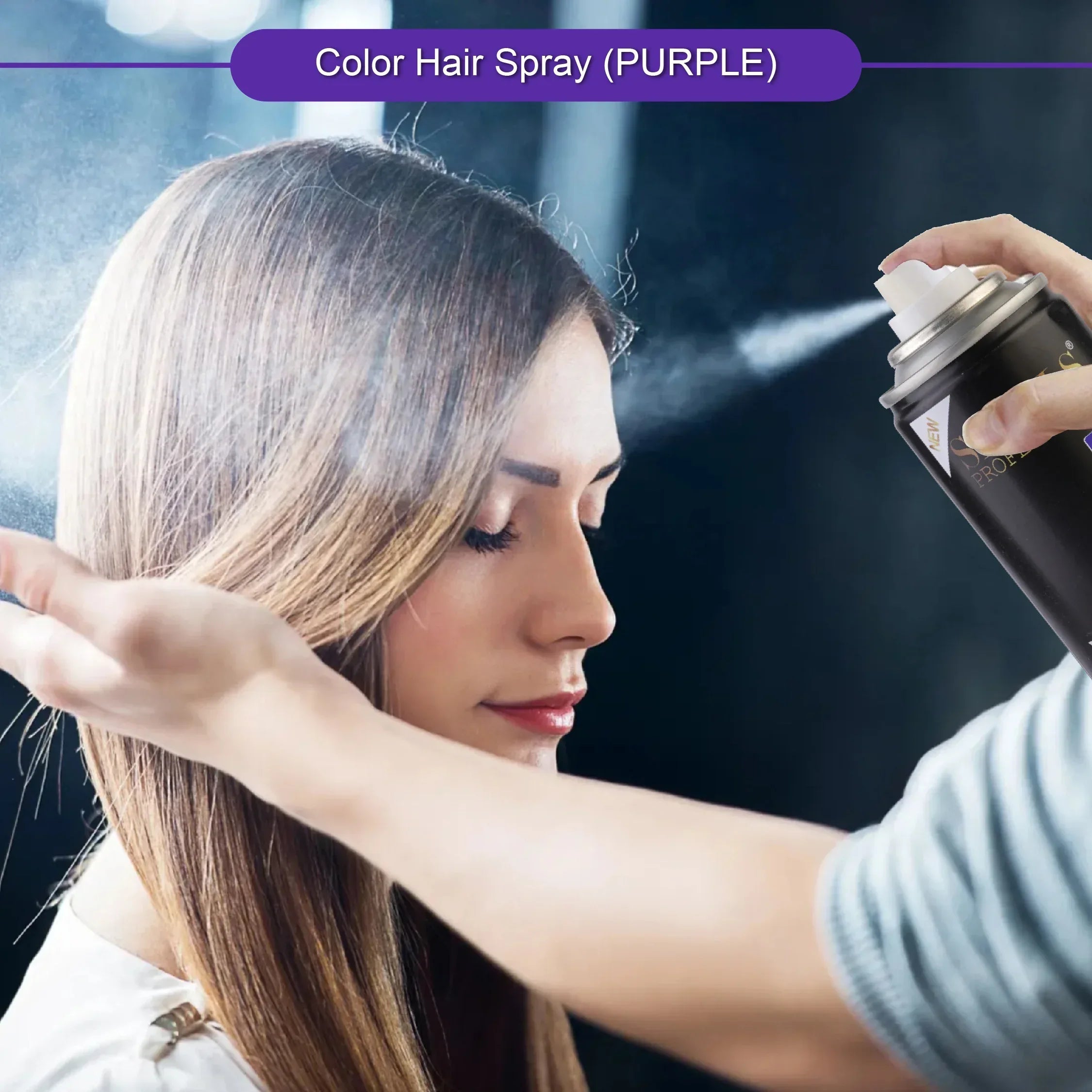Color Hair Spray (PURPLE) - Shills Professional