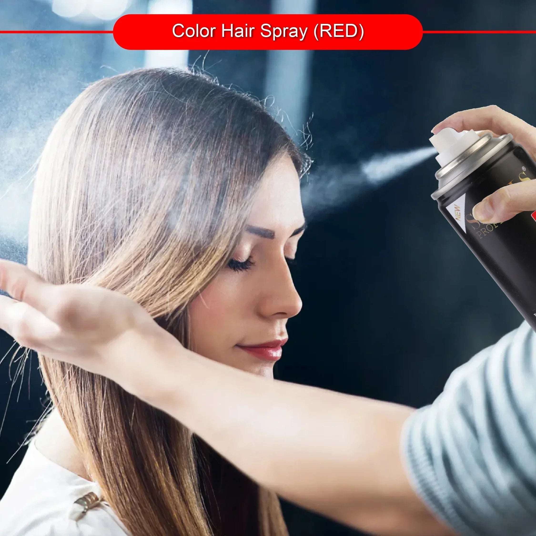 Color Hair Spray (RED) - Shills Professional