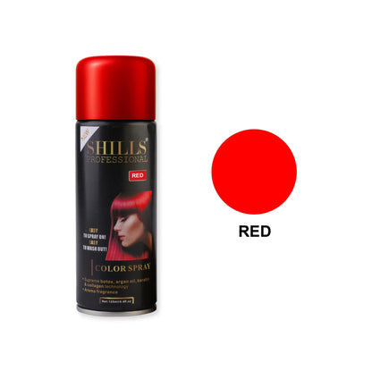 Color Hair Spray (RED) - Shills Professional
