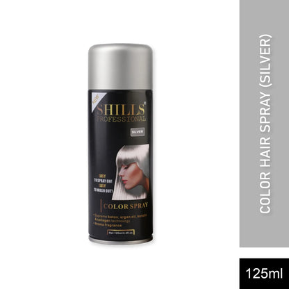 Color Hair Spray (HS-SILVER) - Shills Professional