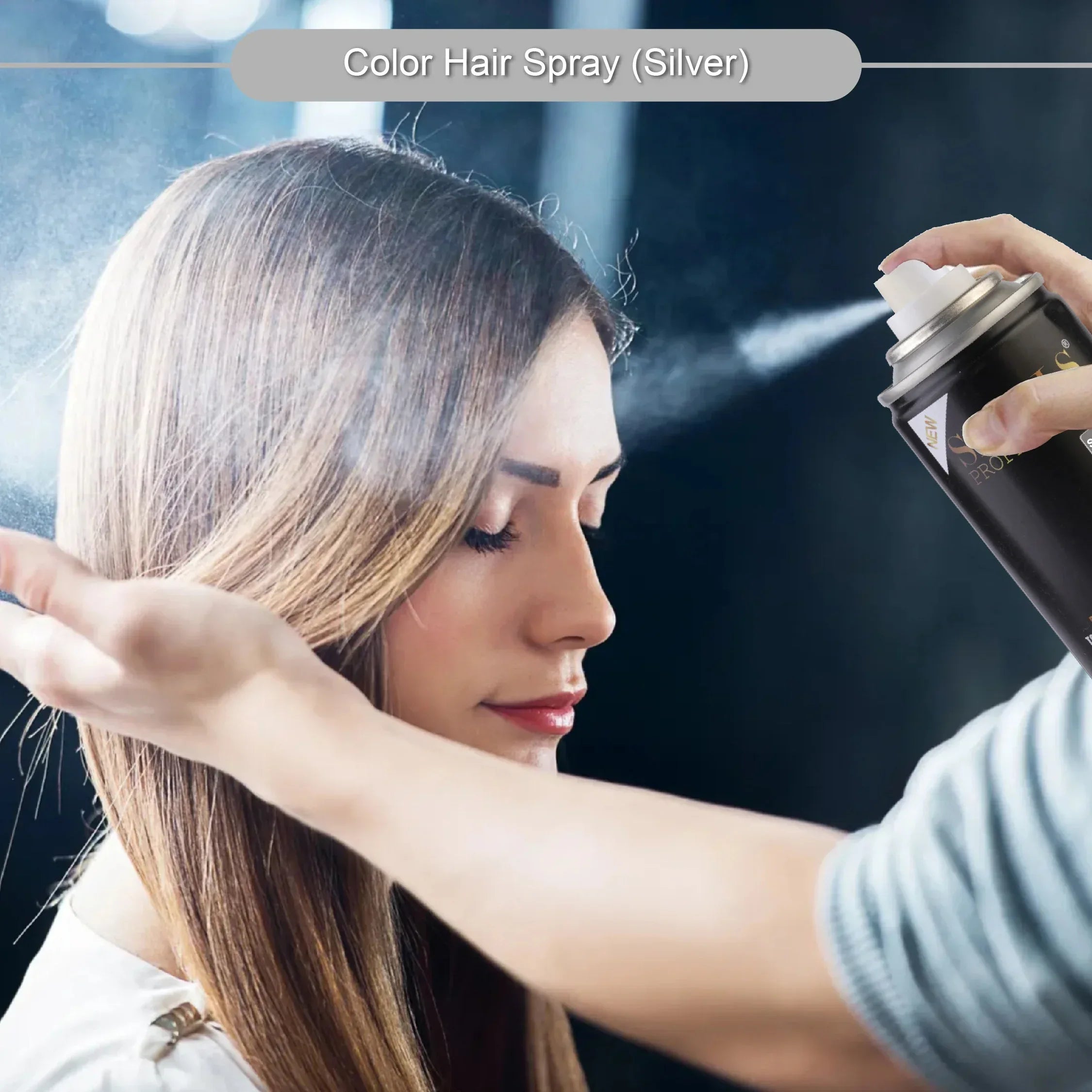Color Hair Spray (HS-SILVER) - Shills Professional