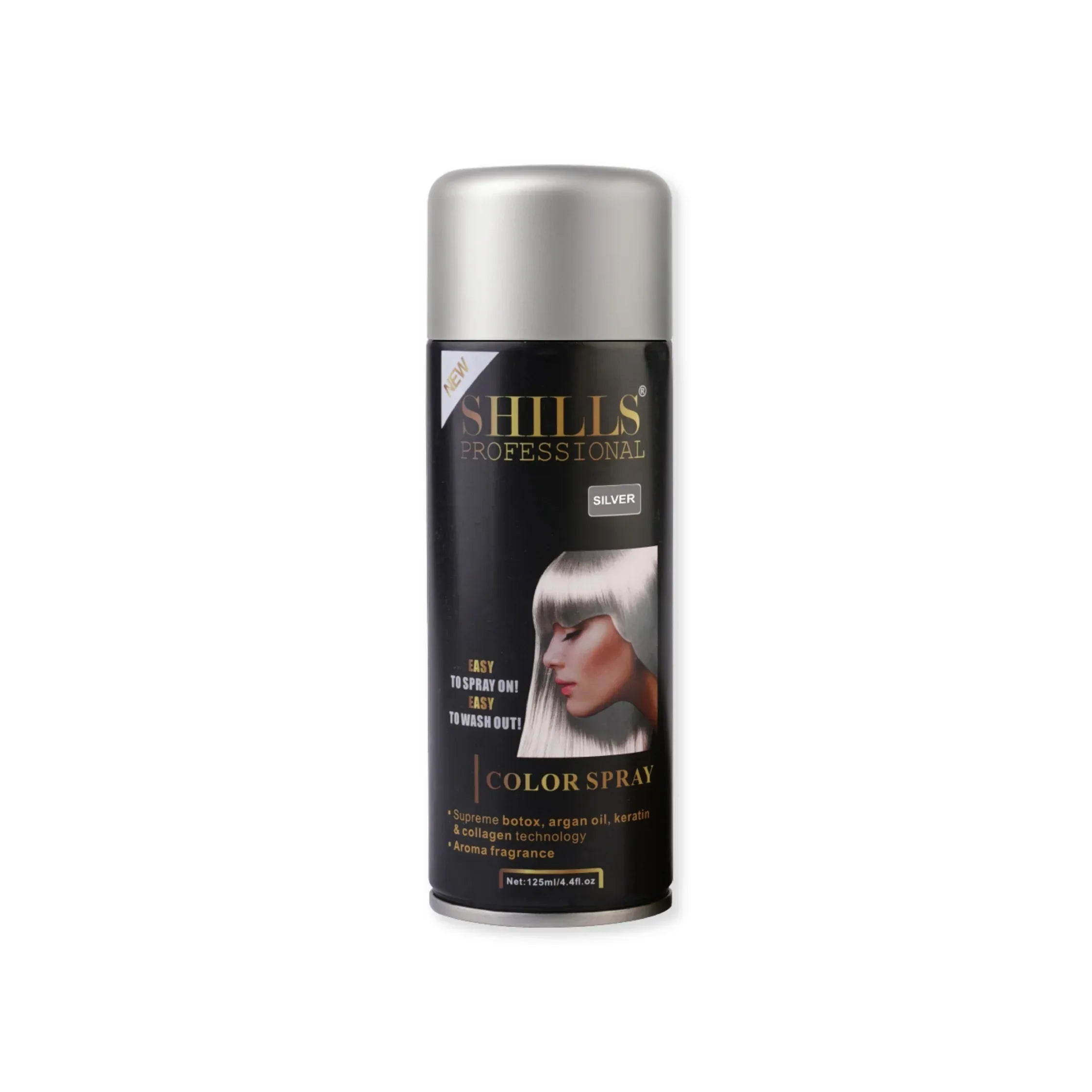 Color Hair Spray (HS-SILVER) - Shills Professional