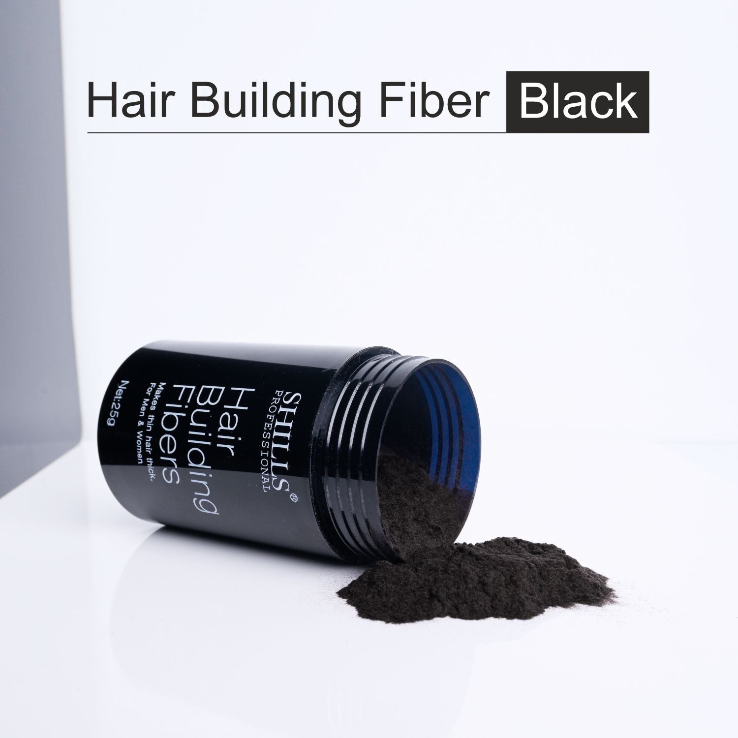Hair Building Fiber Powder Black 25g