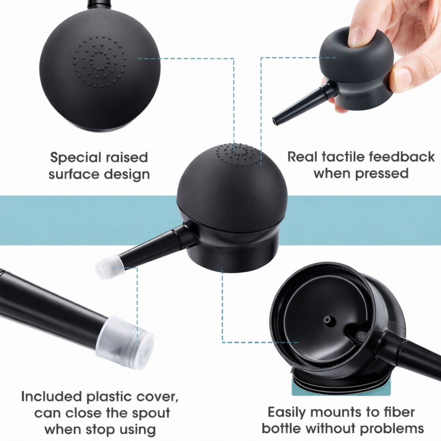 Hair Fiber With Pump - Fiber Powder