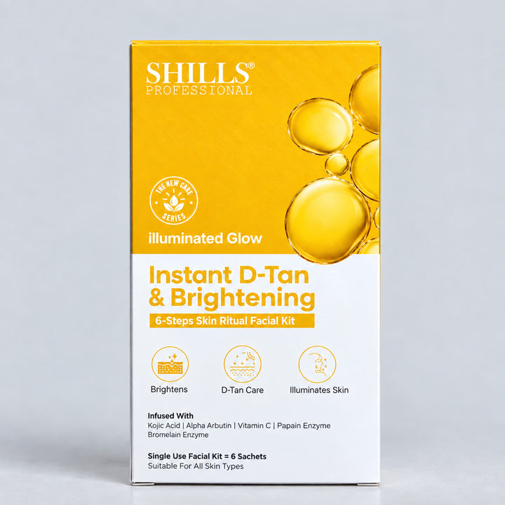 Illuminated Glow Instant De-Tan & Brightening Facial Kit | Shills