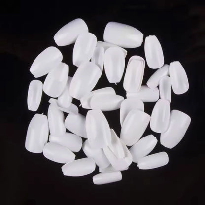 PKT 500pcs Short Ballet Nail Tips Natural - Shills Professional