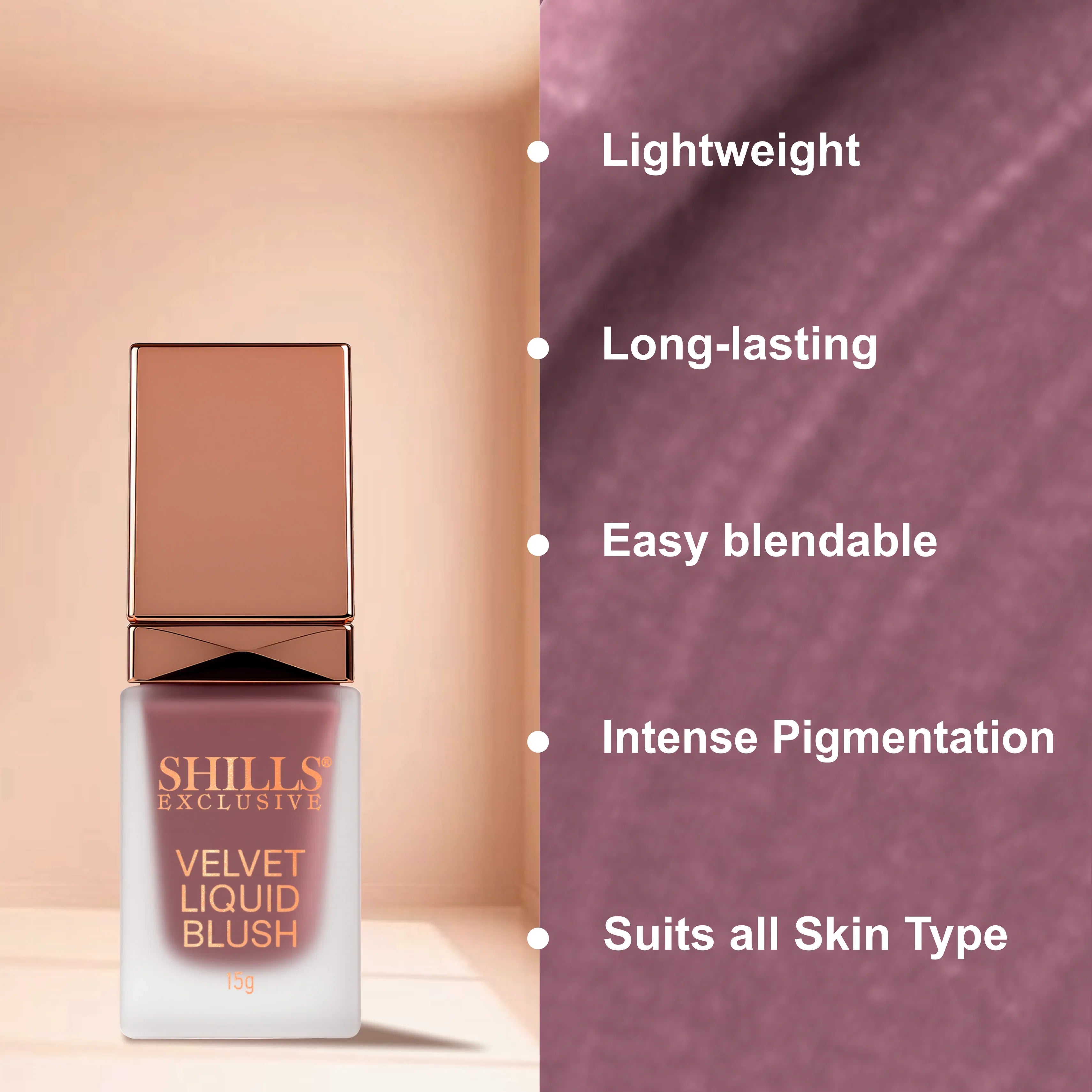 Velvet Liquid Blusher - Shills Professional