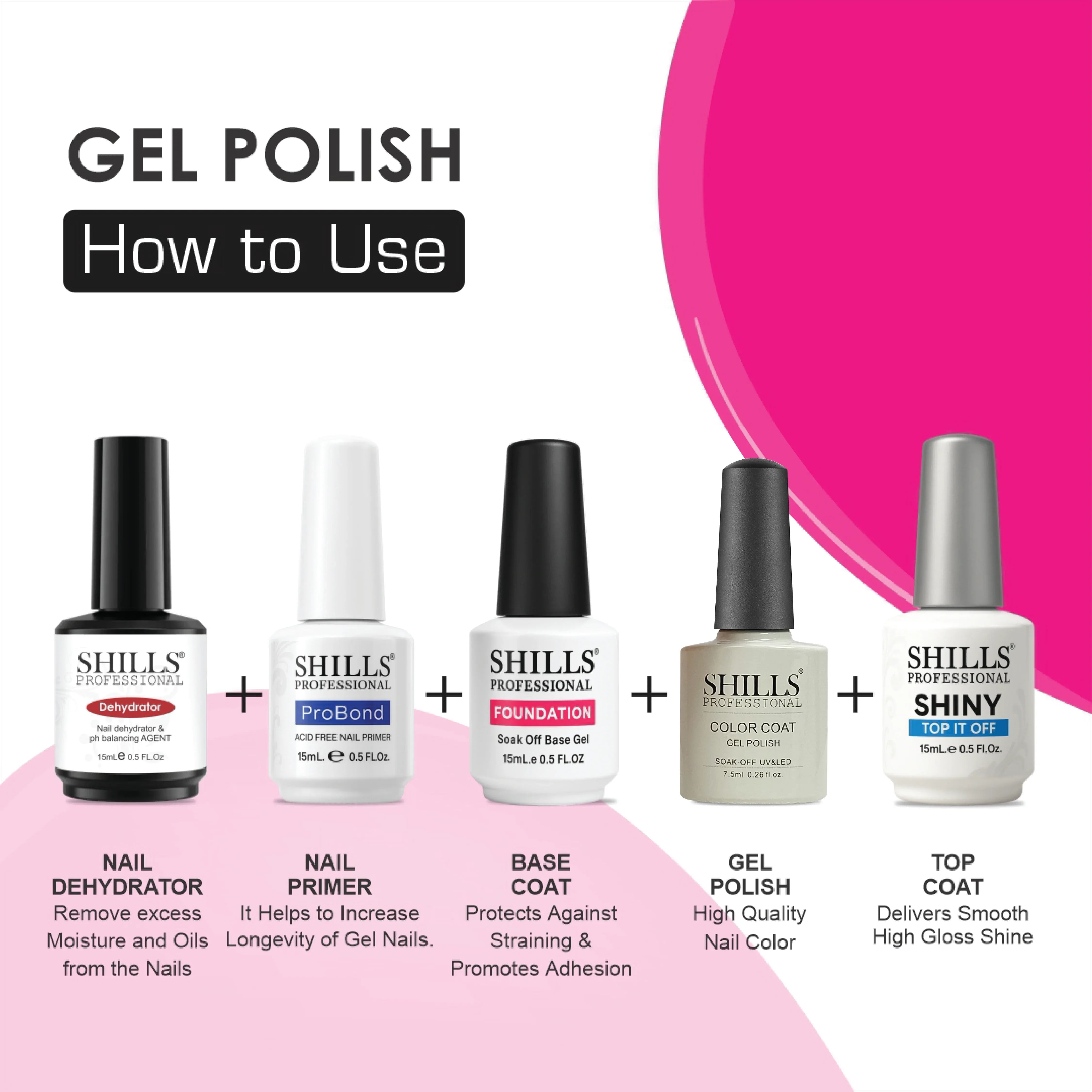 Gel Polish 7.5ml - Shills Professional