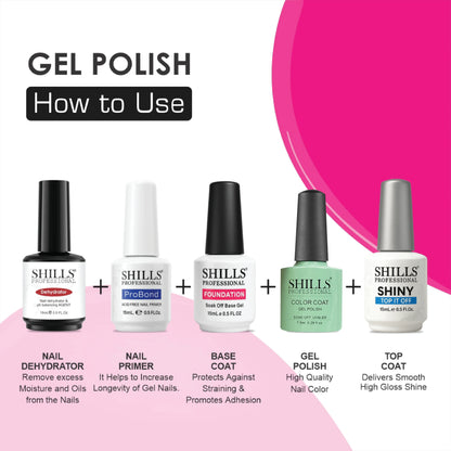 UV/LED Cool Gel Polish (M42-M82) - Shills Professional