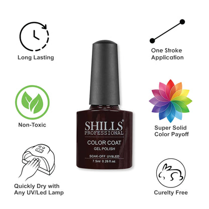 UV/LED Cool Gel Polish (M42-M82) - Shills Professional