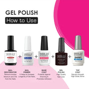 UV/LED Cool Gel Polish (M42-M82) - Shills Professional