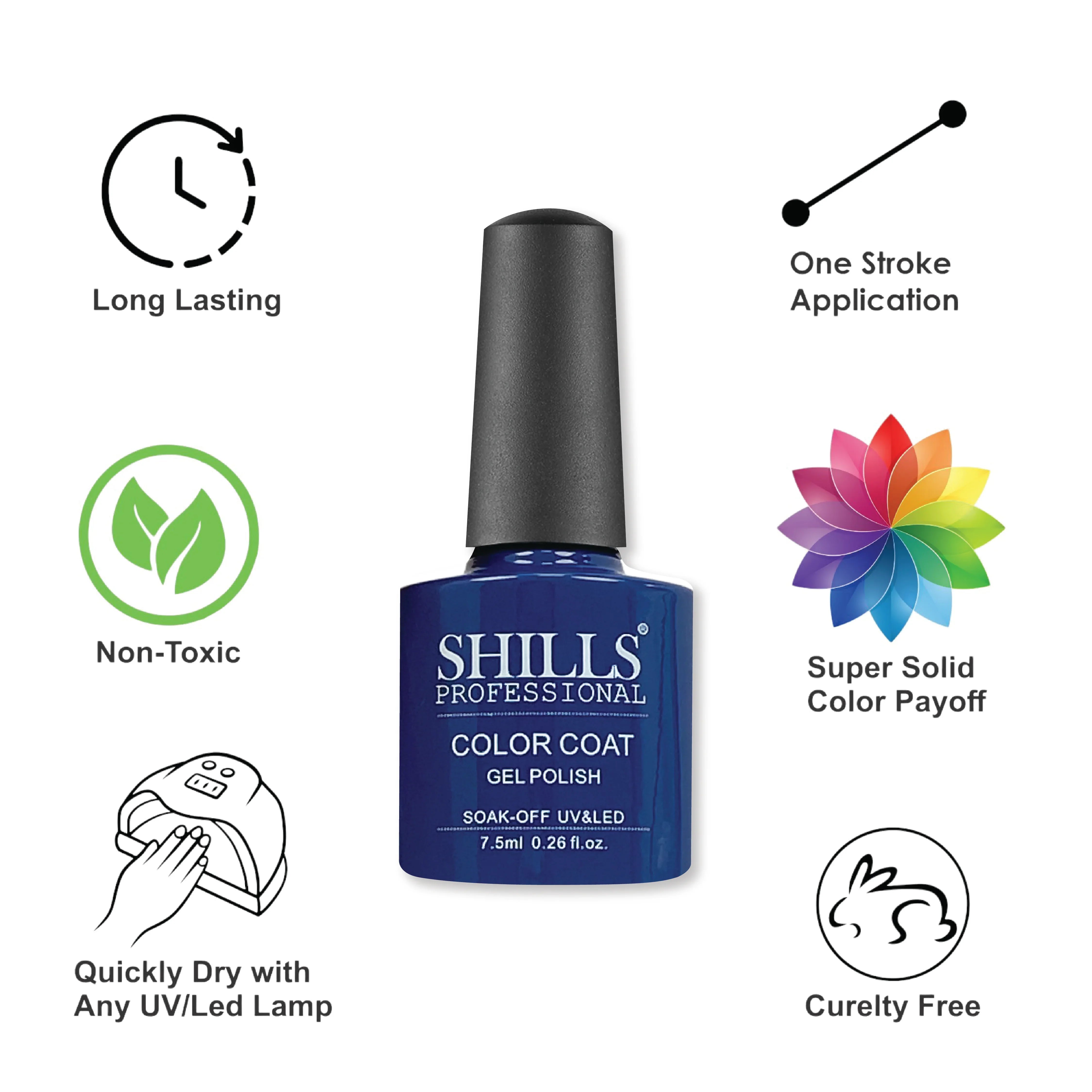 UV/LED Cool Gel Polish (M42-M82) - Shills Professional