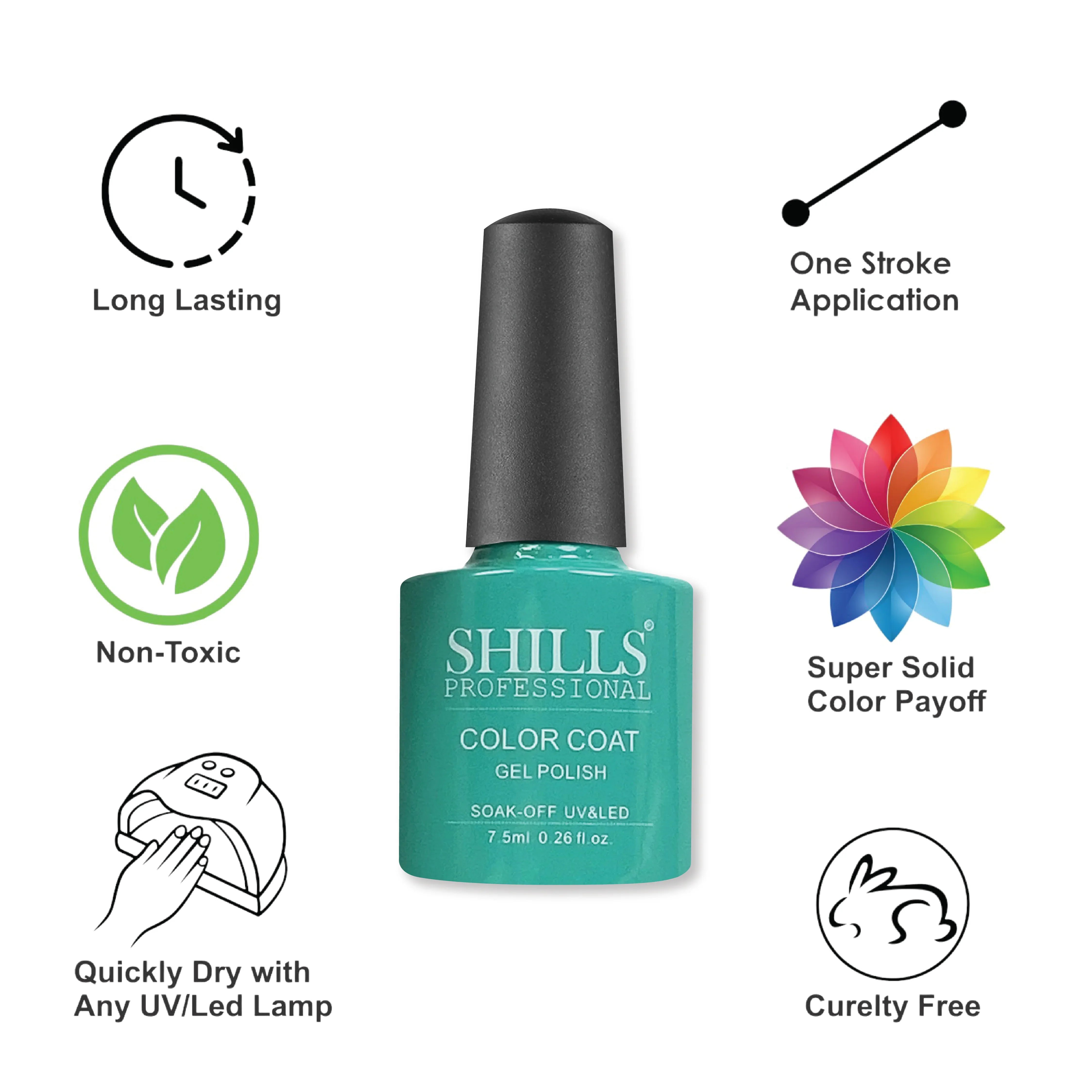 UV/LED Cool Gel Polish (M42-M82) - Shills Professional