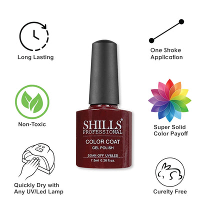 UV/LED Cool Gel Polish (M42-M82) - Shills Professional