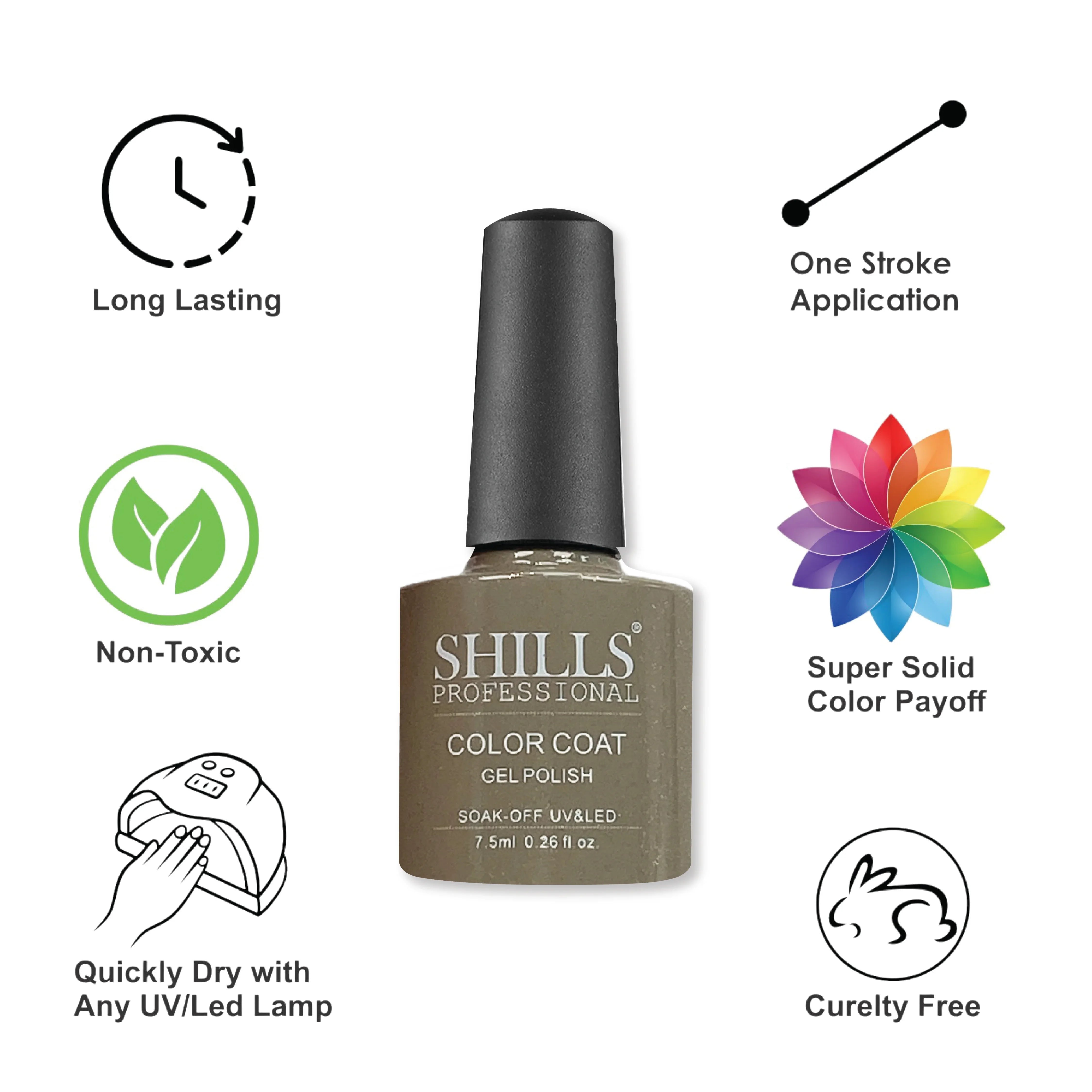 UV/LED Cool Gel Polish (M42-M82) - Shills Professional