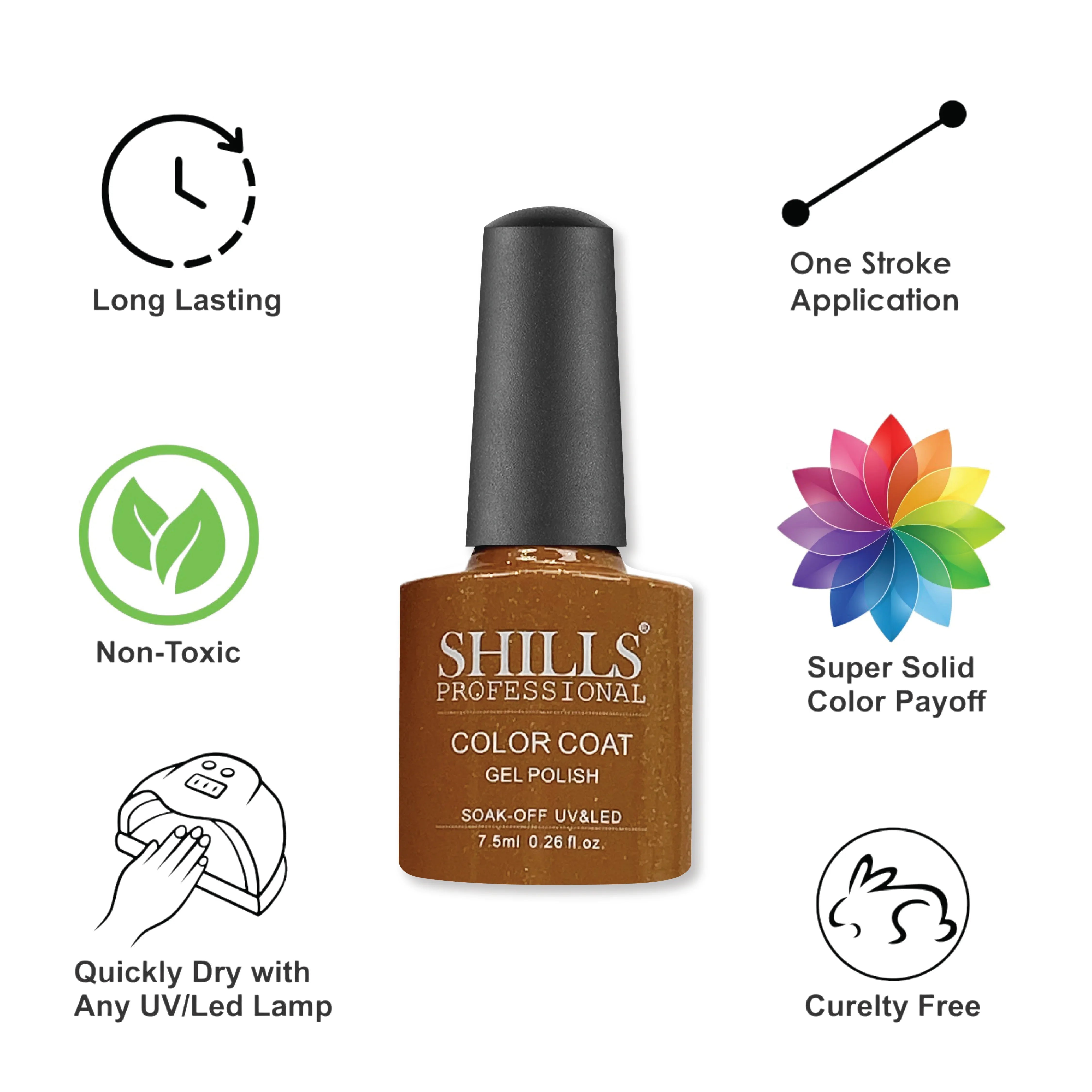 UV/LED Cool Gel Polish (M42-M82) - Shills Professional