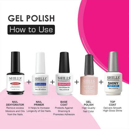 UV/LED Cool Gel Polish (M42-M82) - Shills Professional