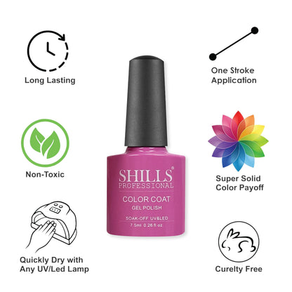 UV/LED Cool Gel Polish (M42-M82) - Shills Professional