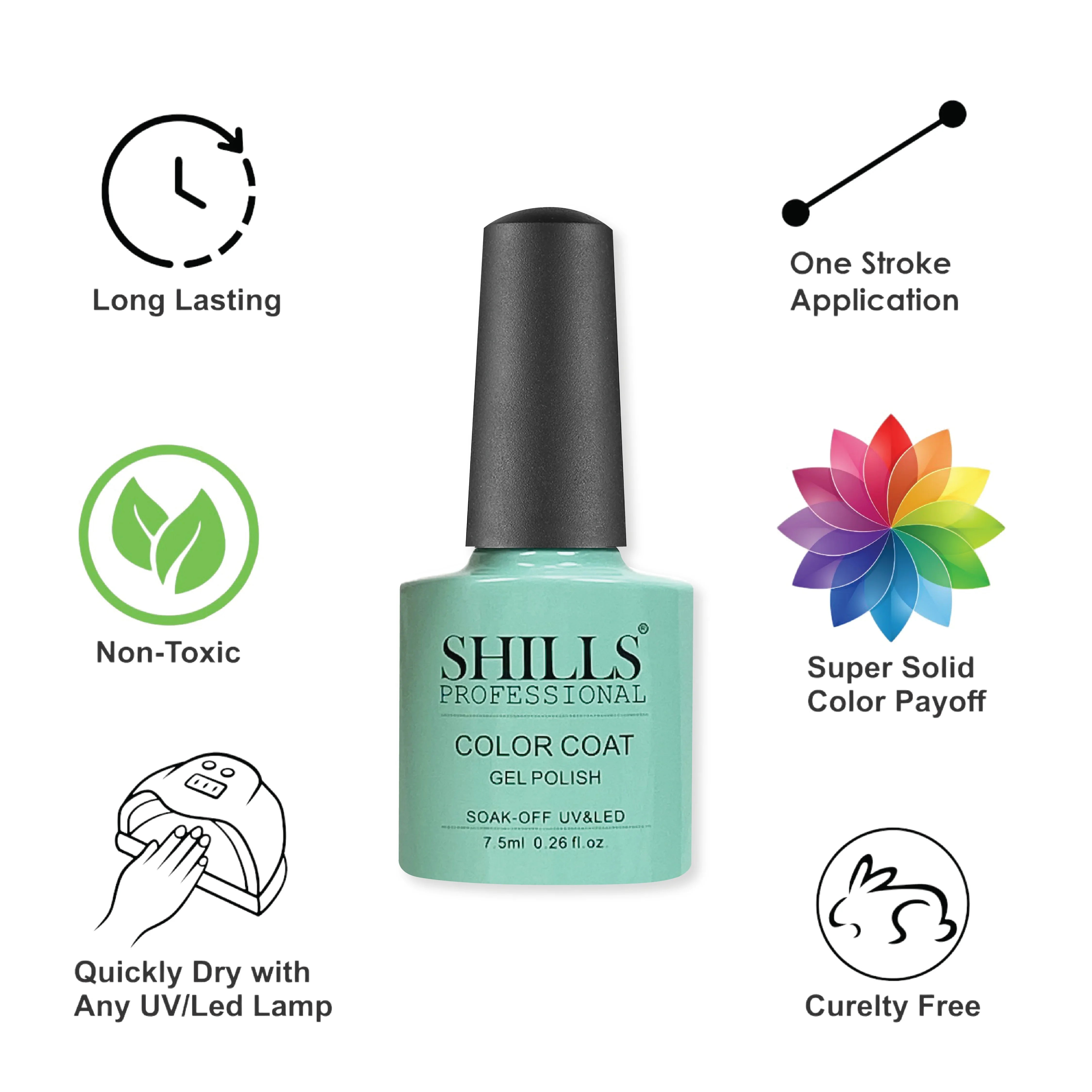 UV/LED Cool Gel Polish (M42-M82) - Shills Professional