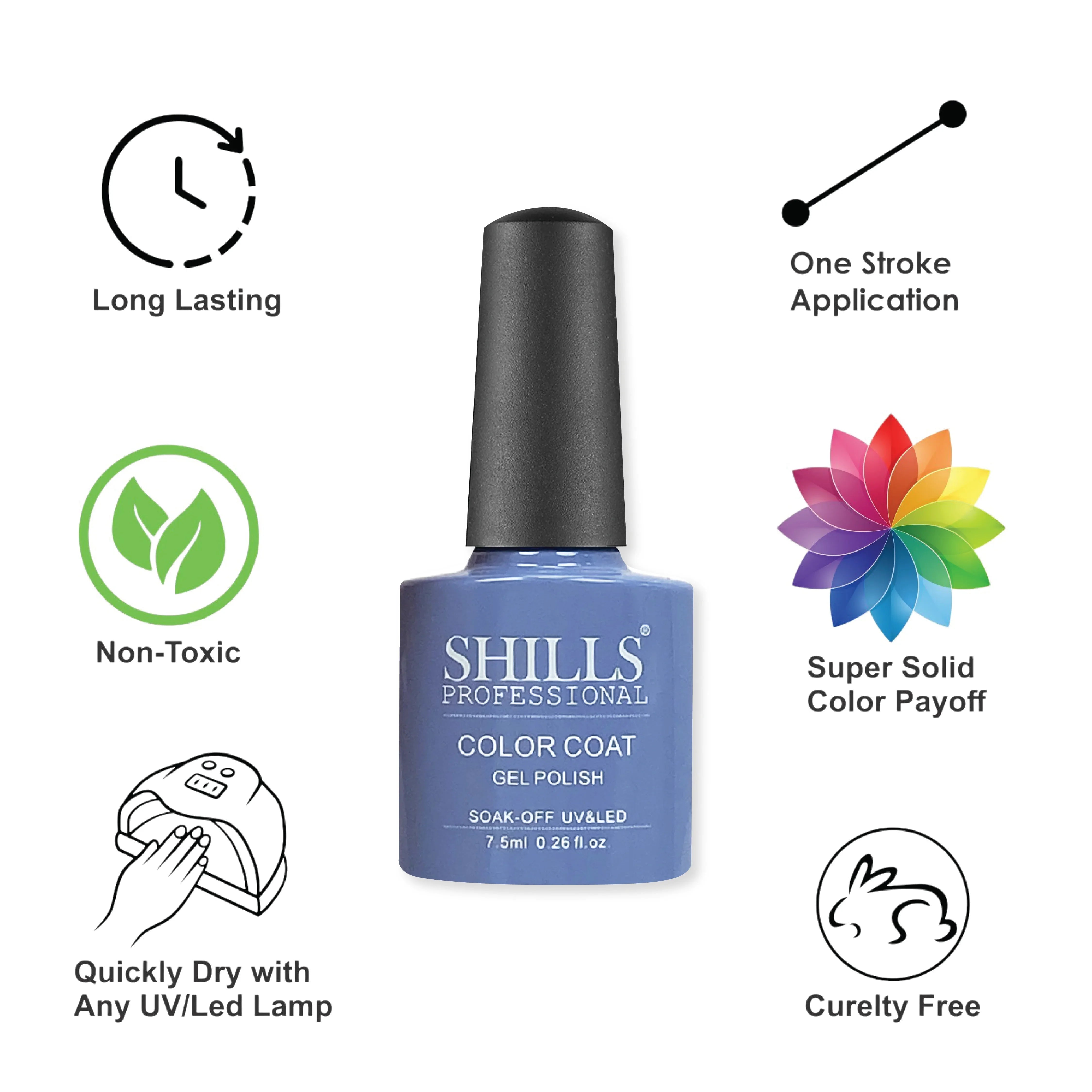 UV/LED Cool Gel Polish (M42-M82) - Shills Professional