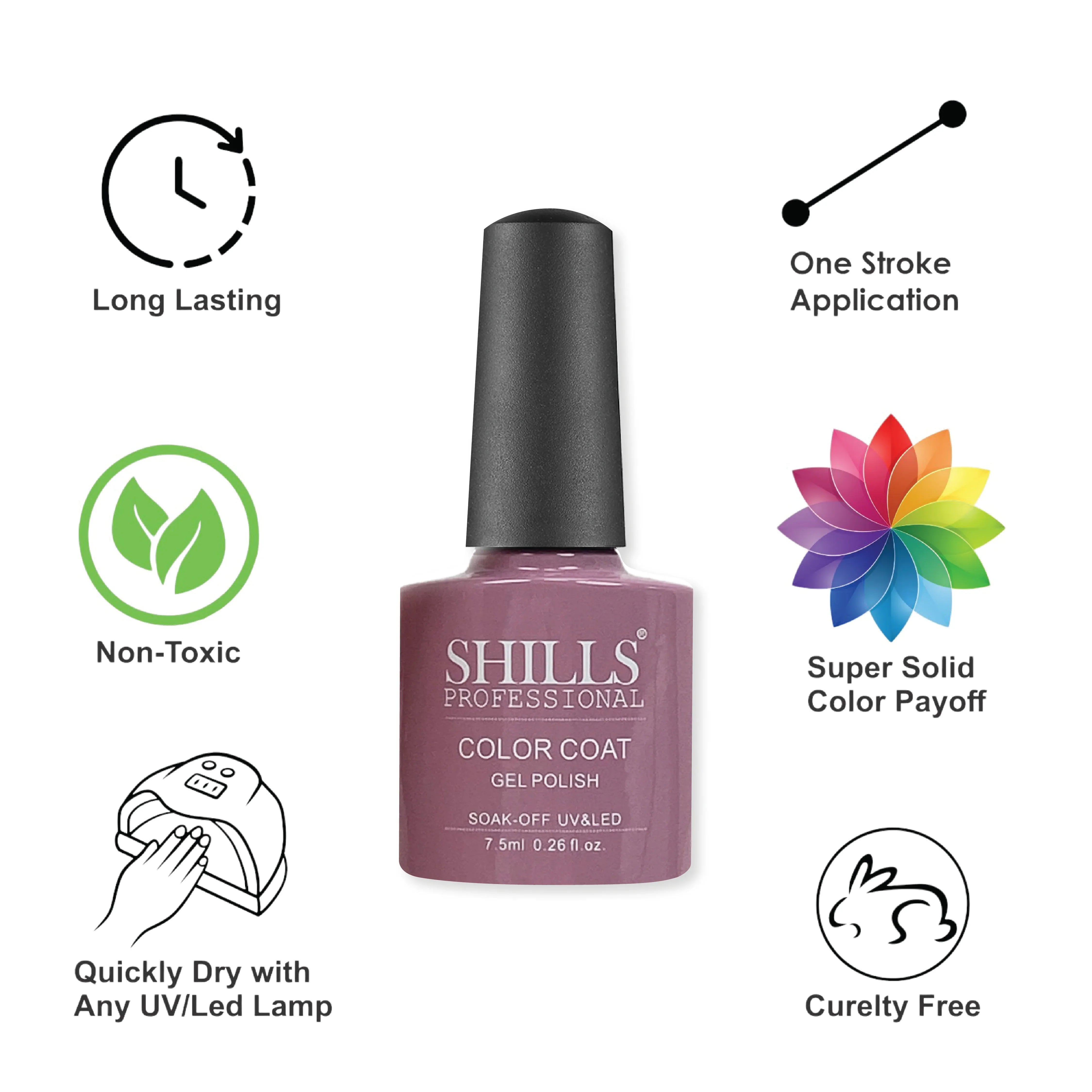 UV/LED Cool Gel Polish (M83-M101) - Shills Professional