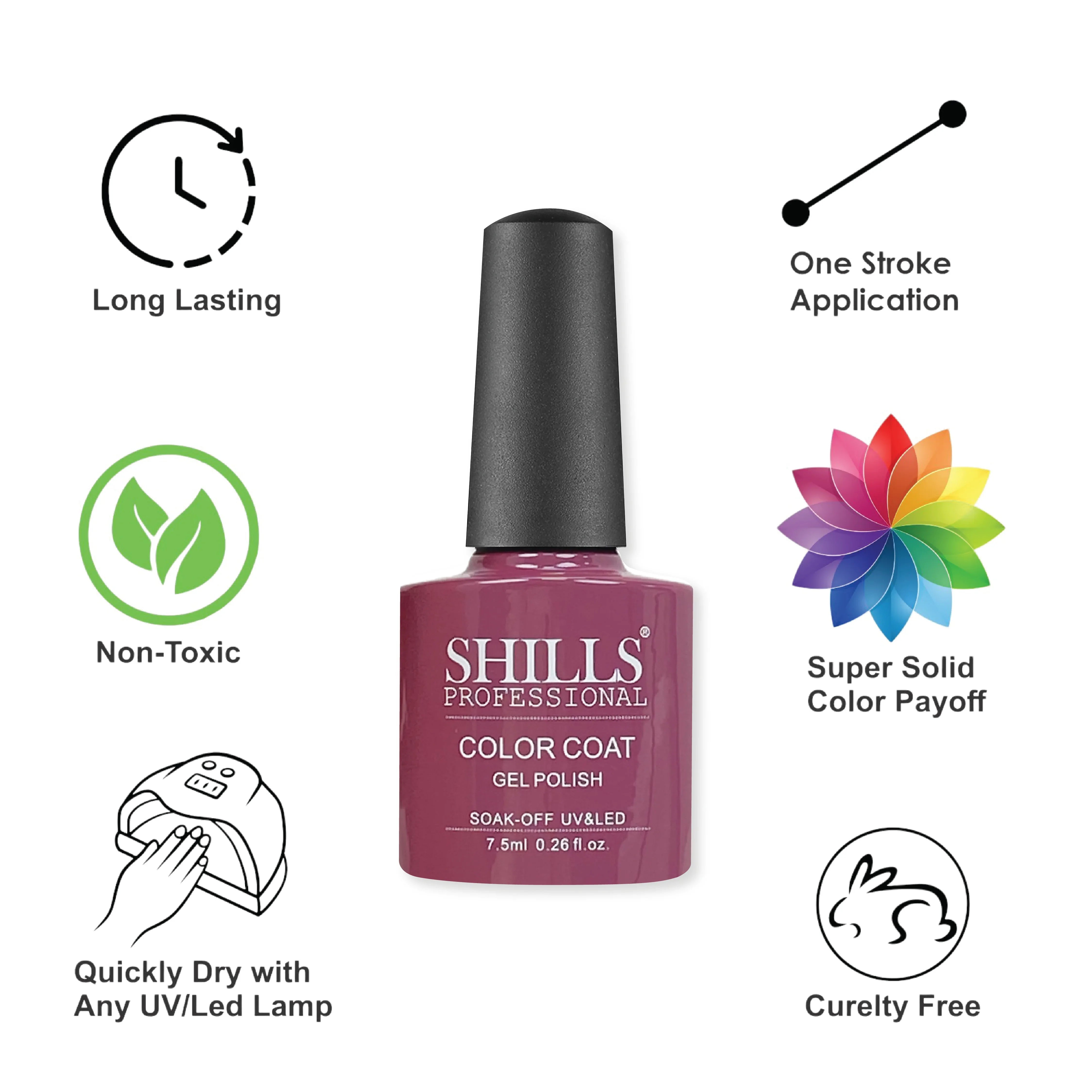 UV/LED Cool Gel Polish (M83-M101) - Shills Professional
