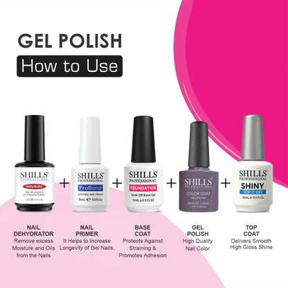 UV/LED Cool Gel Polish (M83-M101) - Shills Professional