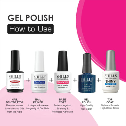 UV/LED Cool Gel Polish (M83-M101) - Shills Professional