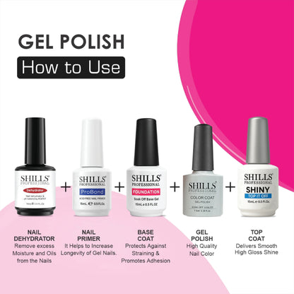 UV/LED Cool Gel Polish (M83-M101) - Shills Professional