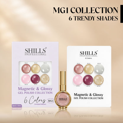 Magnetic & Glossy Cat Eye Gel Polish Collection MG01