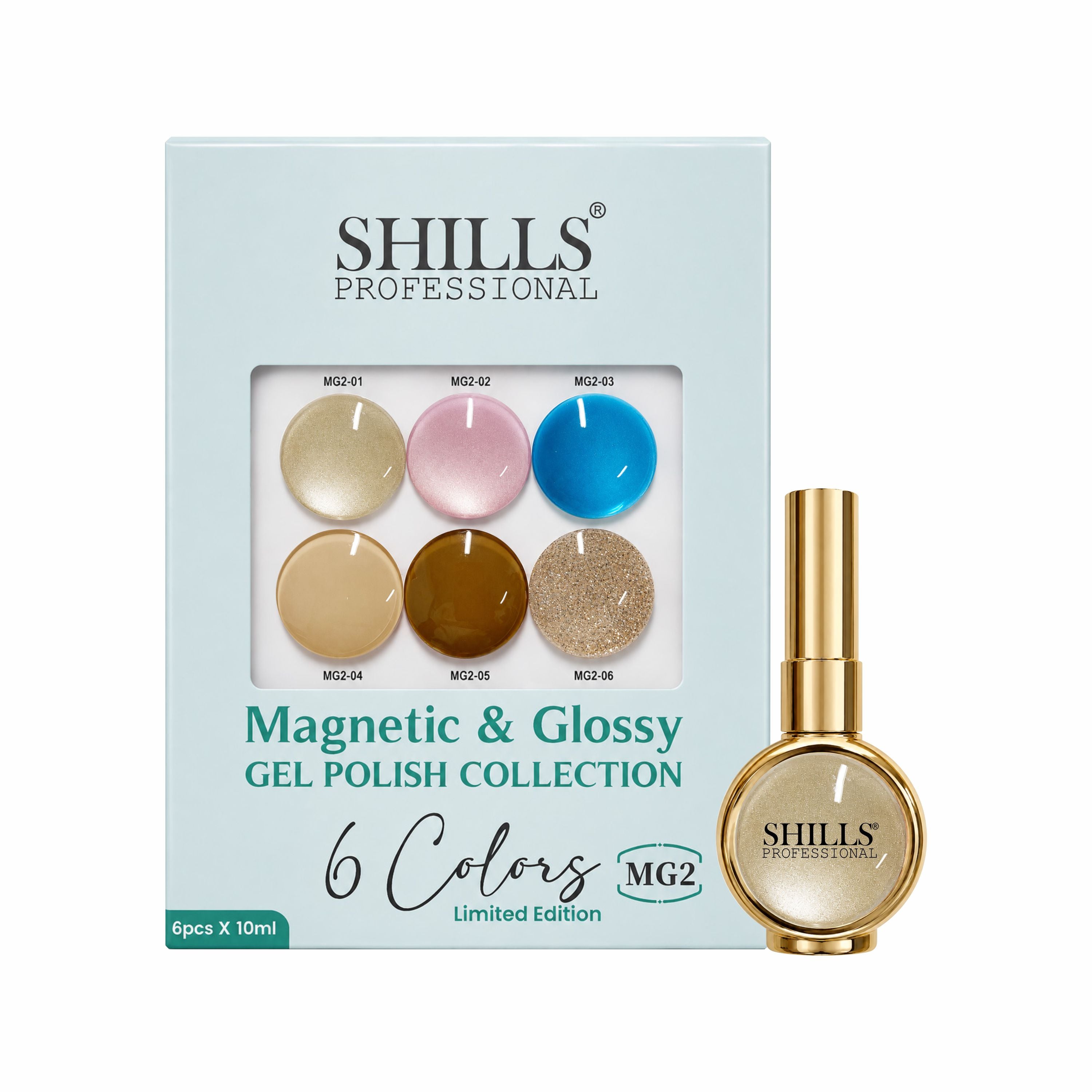 Magnetic & Glossy Cat Eye Gel Polish Collection MG02