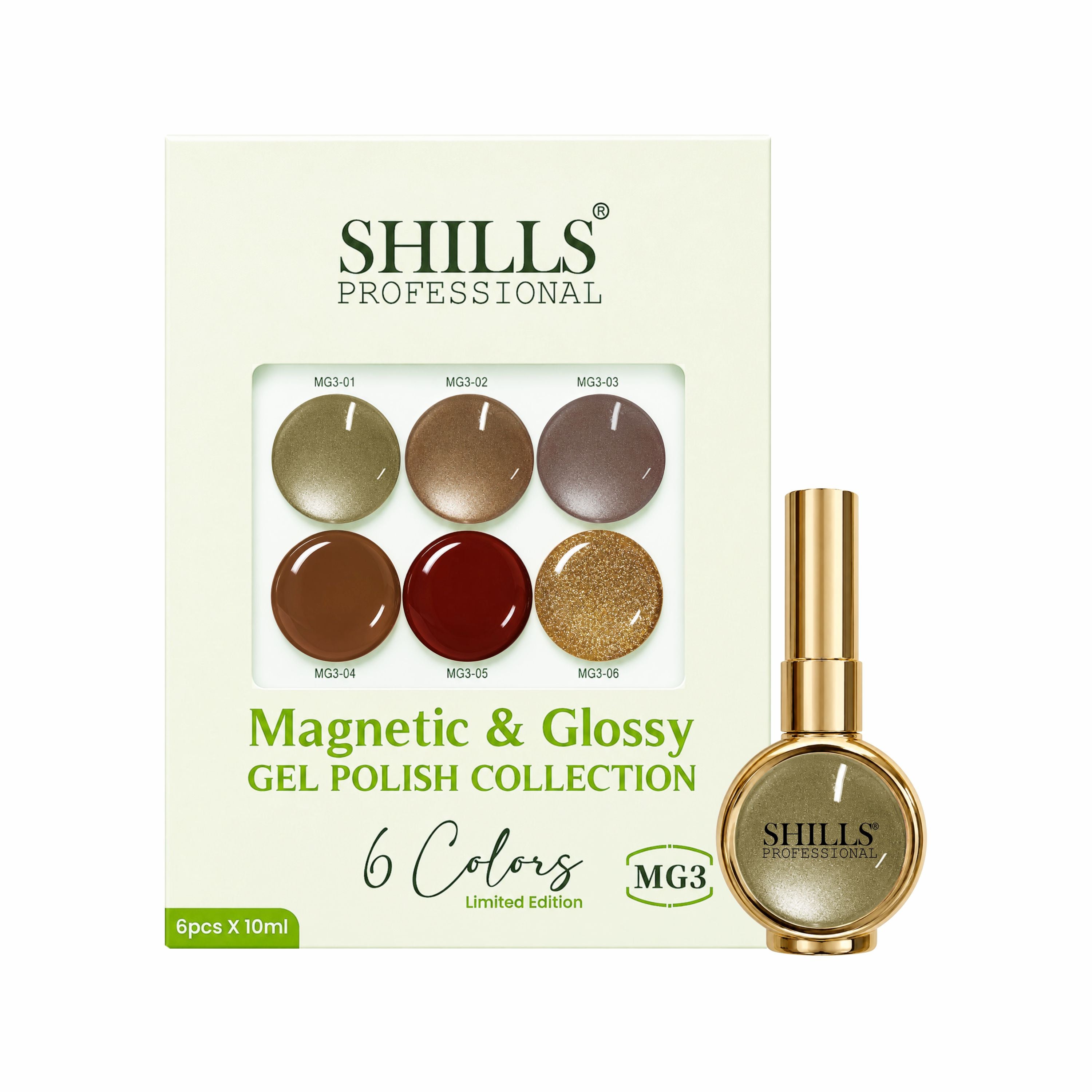 Magnetic & Glossy Cat Eye Gel Polish Collection MG03